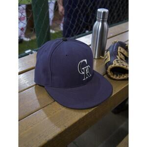 New Era MLB Colorado Rockies 59FIFTY Fitted Cap. Size:7 3/8